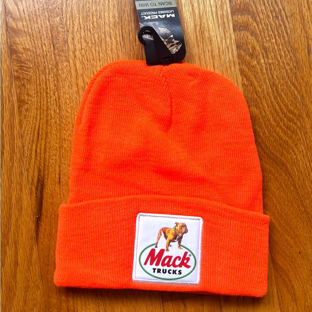 MACK TRUCKS  EMBROIDERED  LOGO CUFF BEANIE
